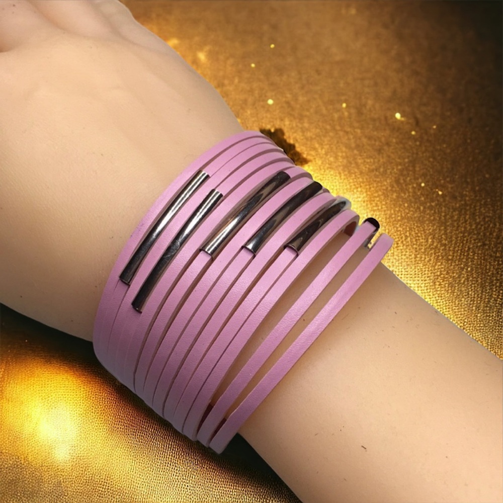 Pink Punk Bracelet - Picture 1 of 10